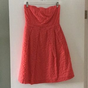 JCrew Factory Strapless Cotton Dress Size 4